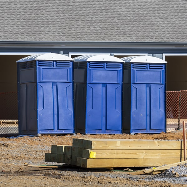 what is the expected delivery and pickup timeframe for the porta potties in Leechburg PA